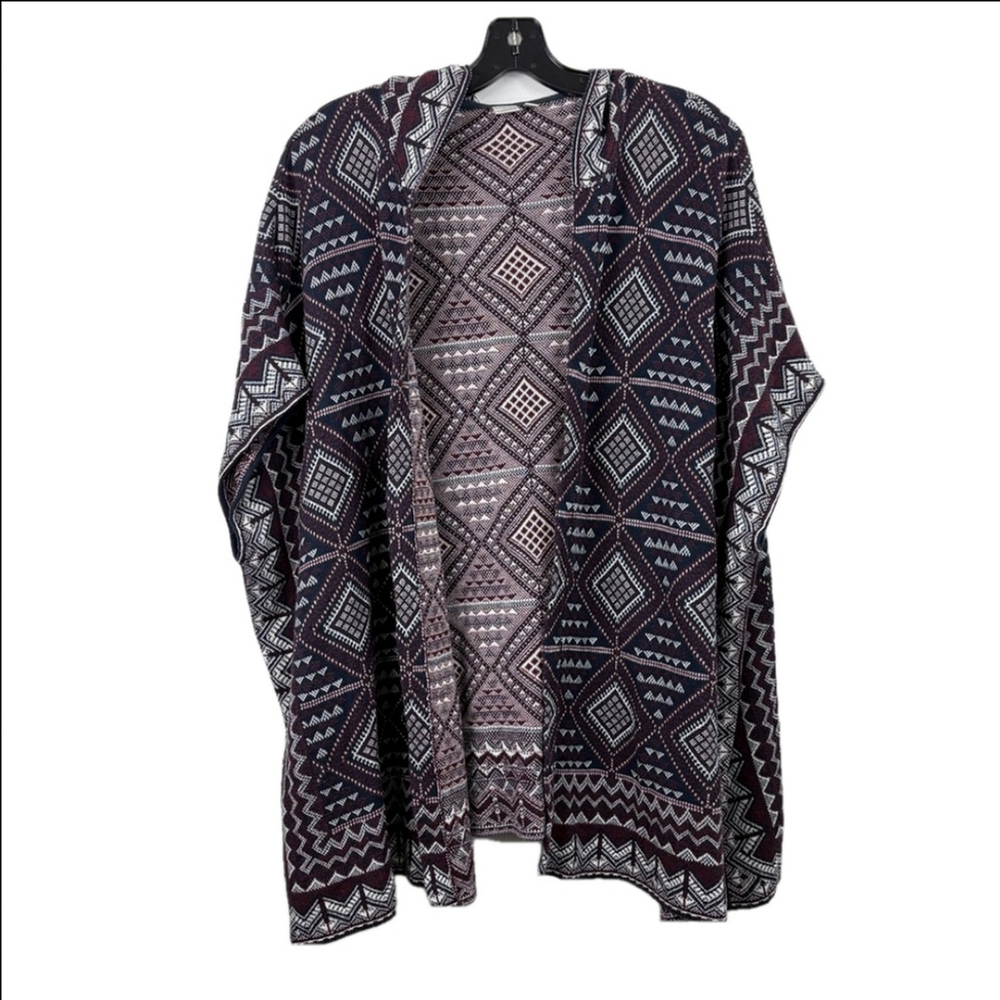 Twik Aztec Hooded Knit Cardigan